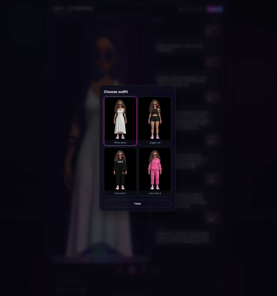 Lucia outfit picker